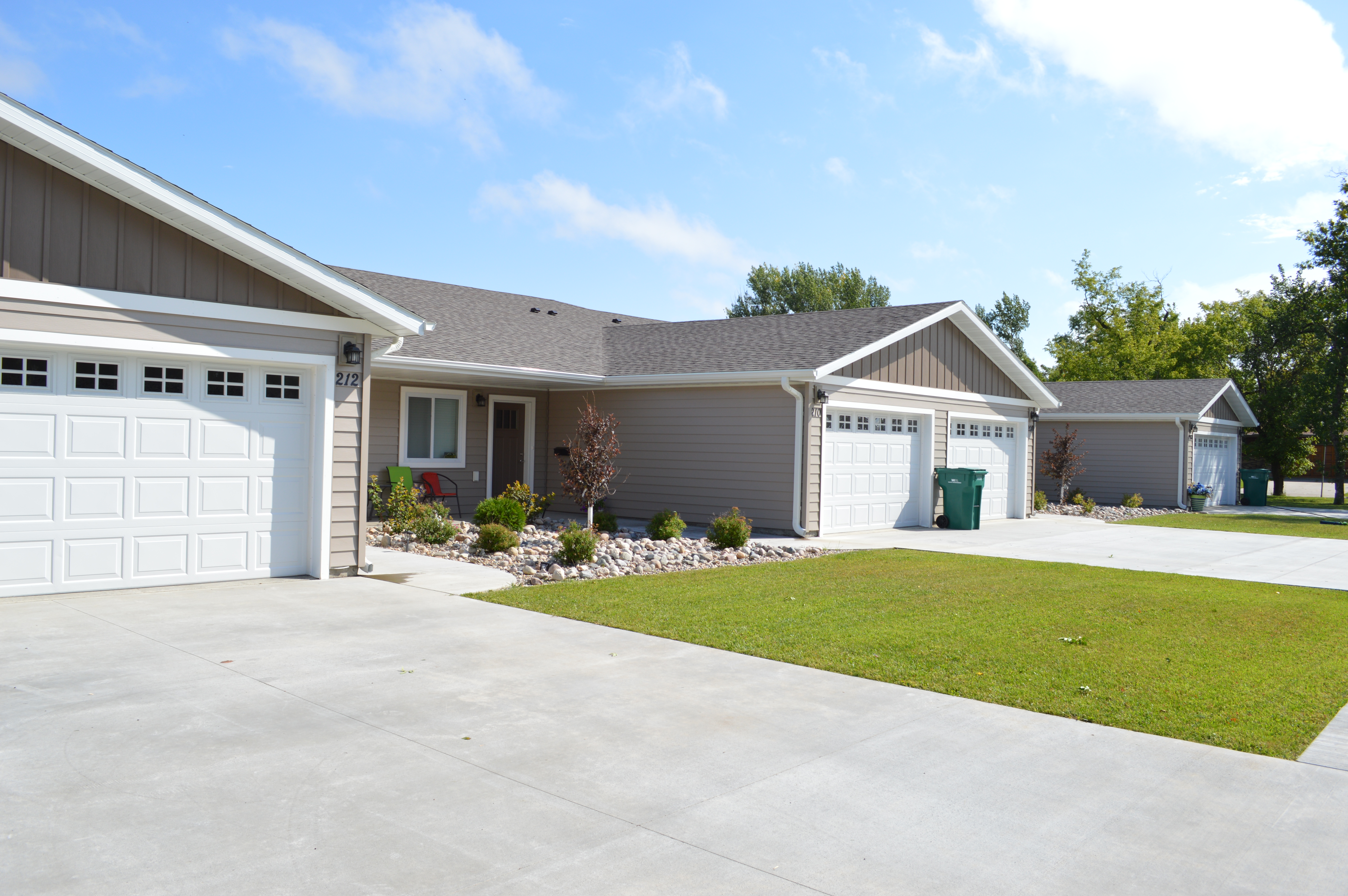 a row of homes