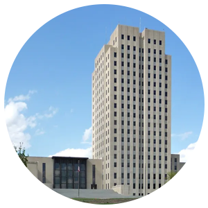 North Dakota state capitol building